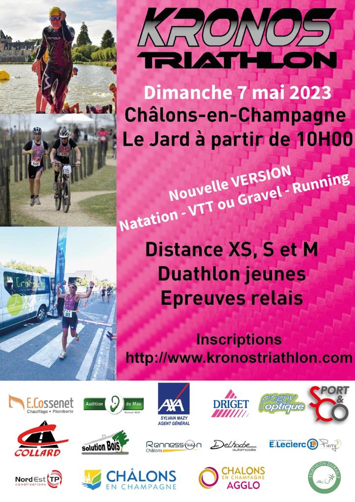 Nouvelle affiche pour le Cross Triathlon&nbsp;!